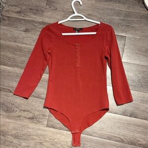 Forever 21 Vibrant Red Top